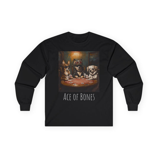 "Ace of Bones" Unisex Ultra Cotton Long Sleeve Tee