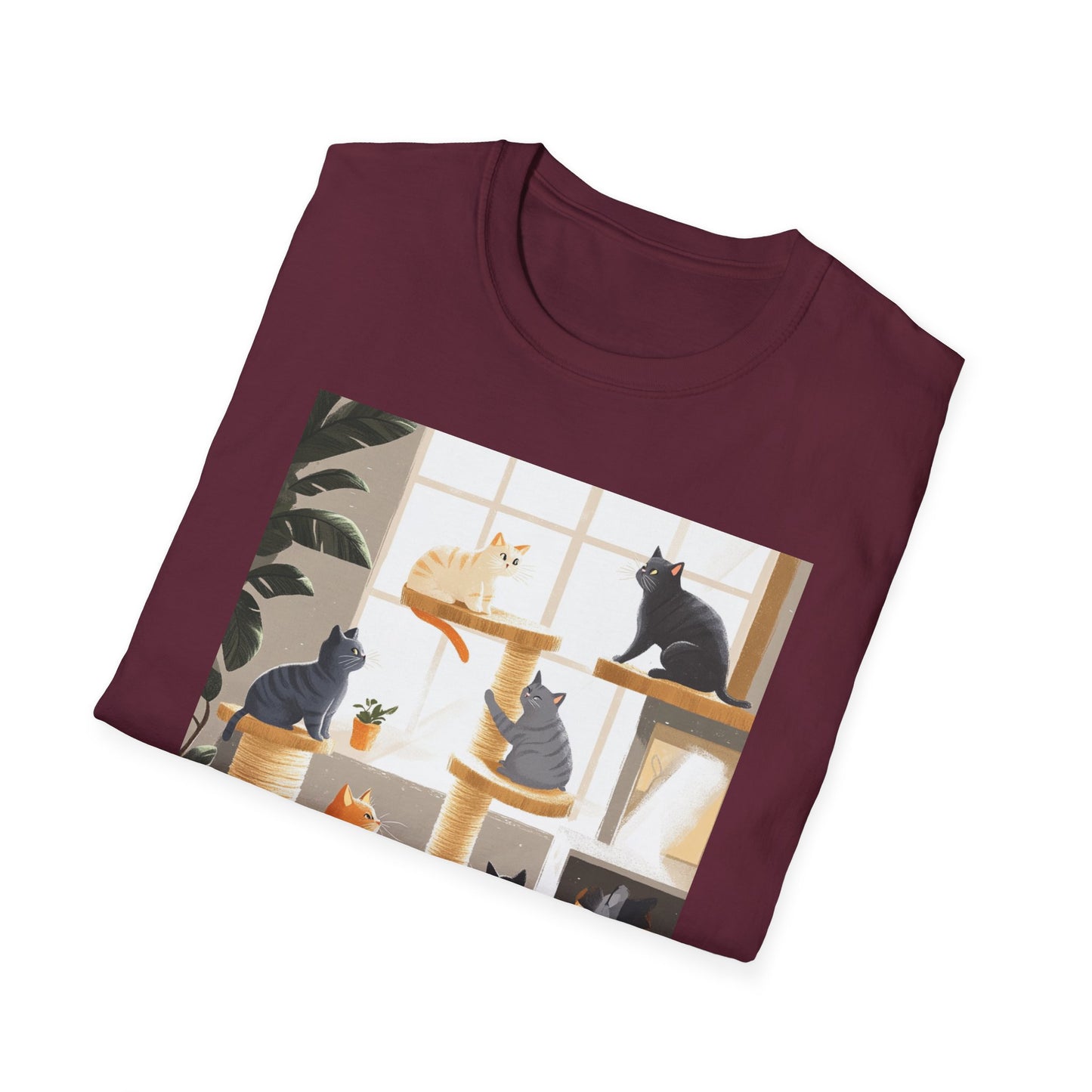 "Crazy cat lady? I'm the CEO " Unisex Softstyle T-Shirt