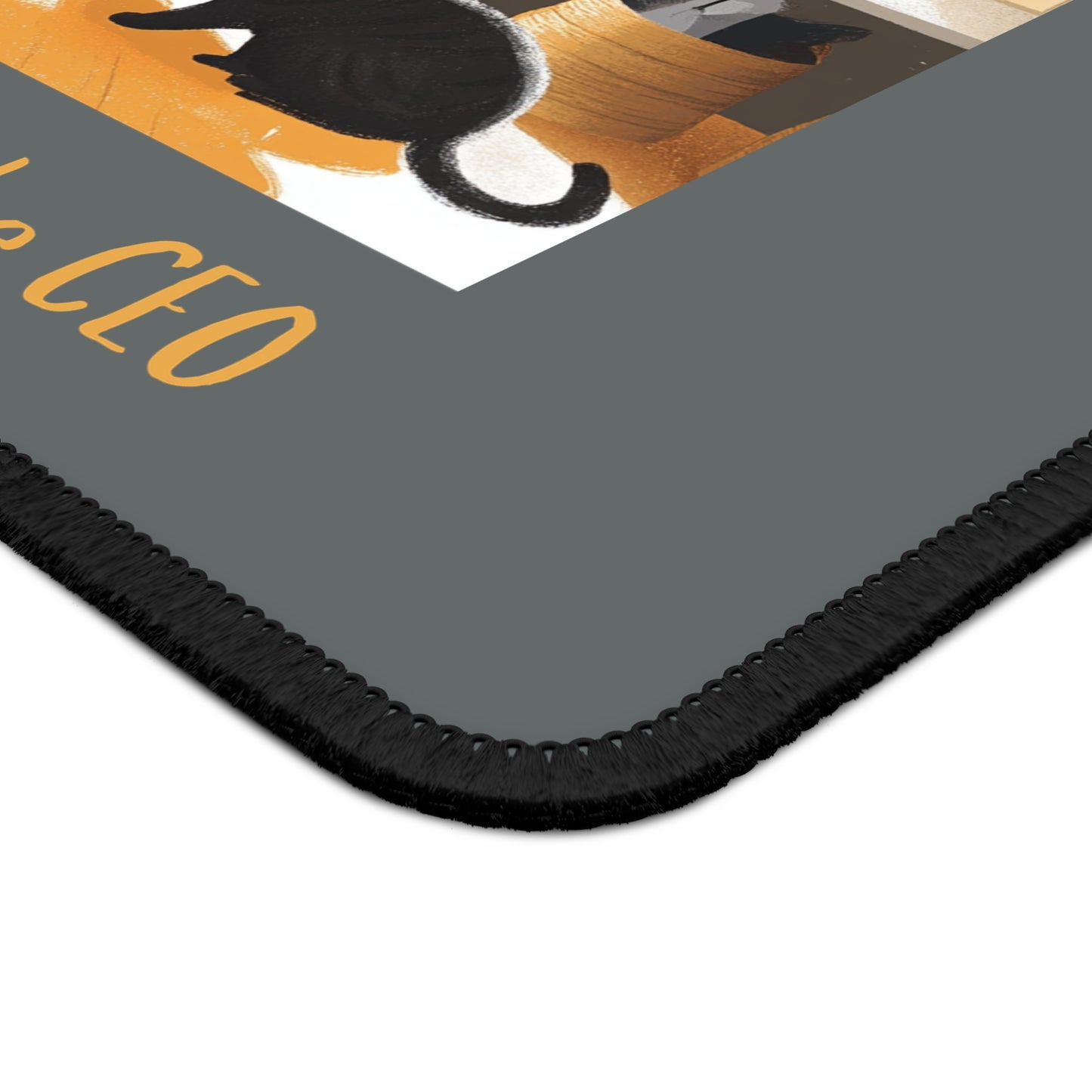 "Crazy cat lady? I'm the CEO" Mouse Pad