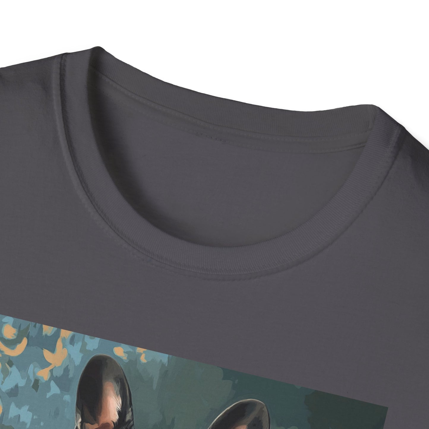 "Wine tastes better with a loyal pup" Unisex Softstyle T-Shirt