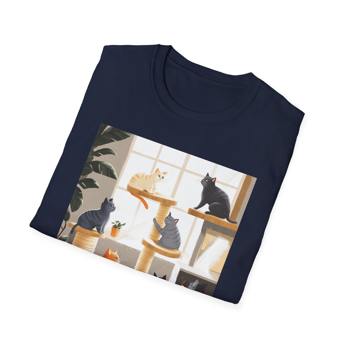 "Crazy cat lady? I'm the CEO " Unisex Softstyle T-Shirt