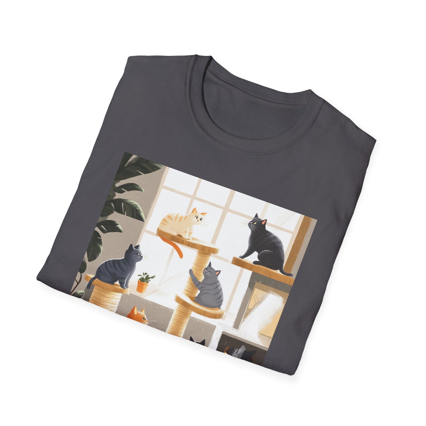 "Crazy cat lady? I'm the CEO " Unisex Softstyle T-Shirt