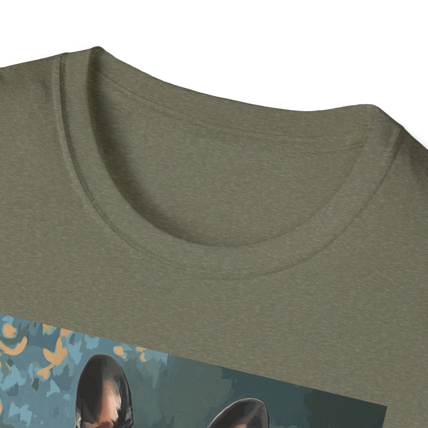 "Wine tastes better with a loyal pup" Unisex Softstyle T-Shirt