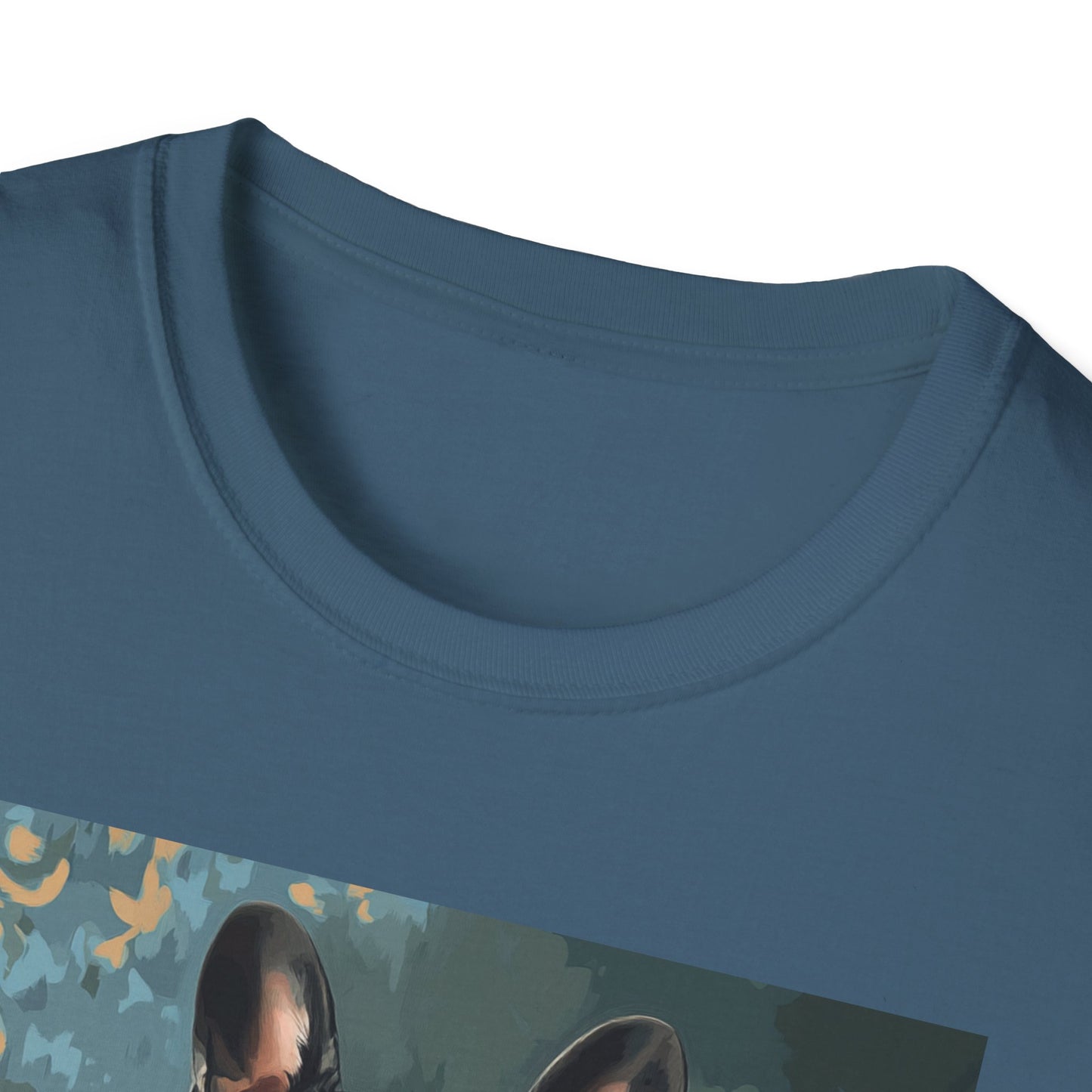 "Wine tastes better with a loyal pup" Unisex Softstyle T-Shirt