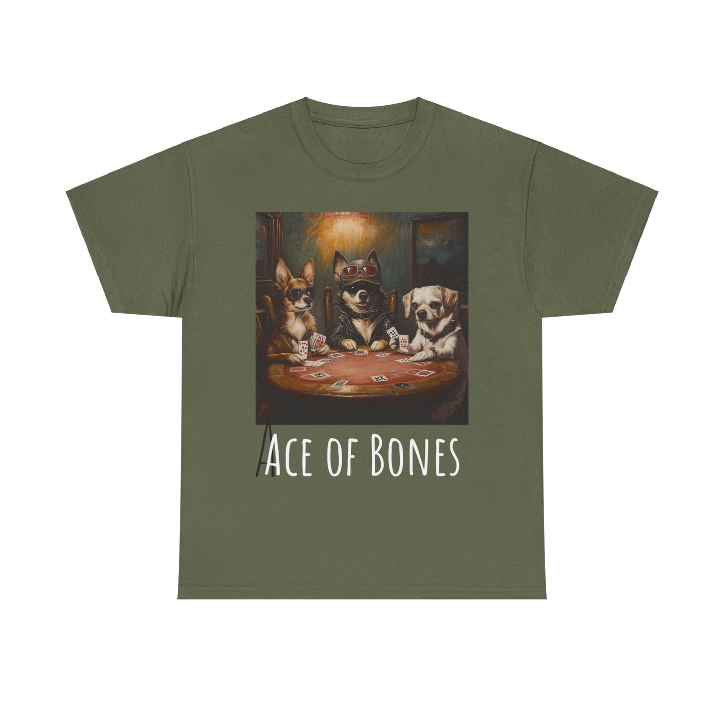 "Ace of Bones" Unisex Heavy Cotton Tee